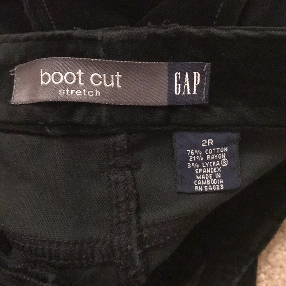 NWOT! Gap Black Felt Bootcut Jeans - Picture 2 of 3
